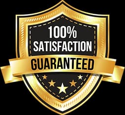 100% Satisfaction Guaranteed Badge